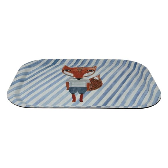 Donna Wilson Fox Stripes Artist Mini Trinket Desk Tray Melamine Made Belgium - Picture 5 of 12